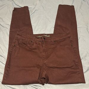 Universal thread brown high rise jeggings size 8